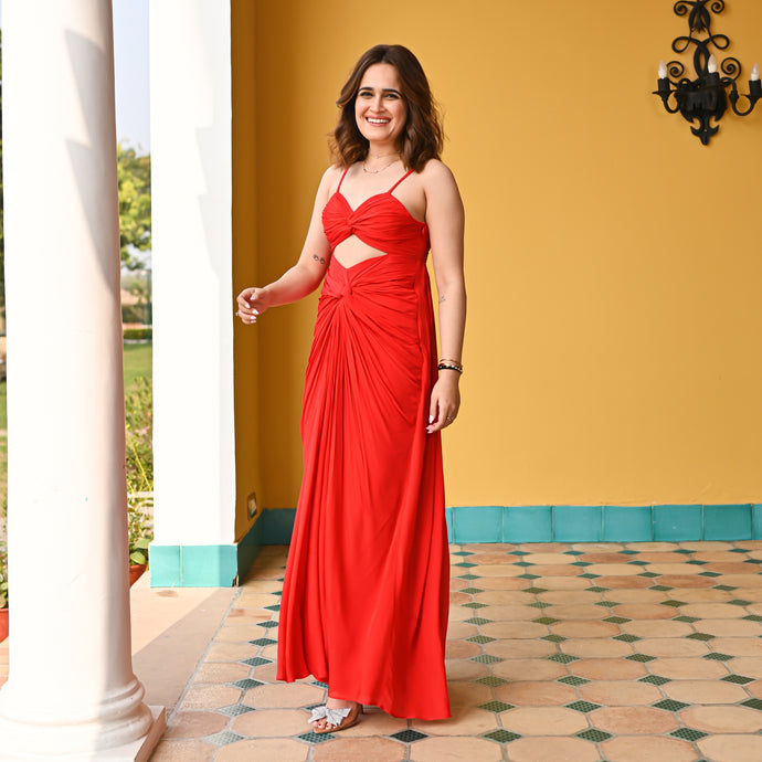 Te Amo Red Long Dress